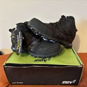 Inov-8 Black Athletic Shoes Rugged Design Waterproof